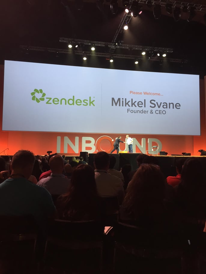 Zendesk at Hubspot Marketing Conference INBOUND15